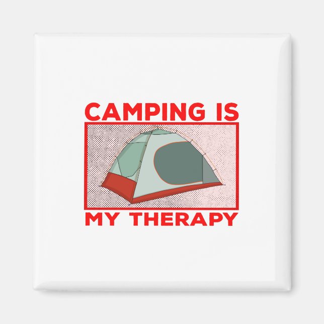 Camping Squad Magnet (Front)