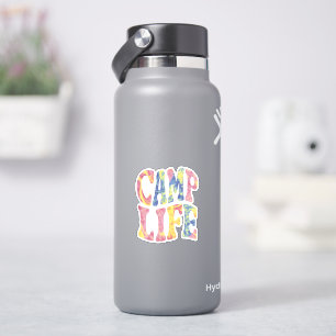 Camping Summer Girls Camp Life Tie-Die Retro