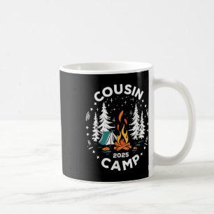Camping Summer Vacation Crew Cousin Camp 2025 Coffee Mug