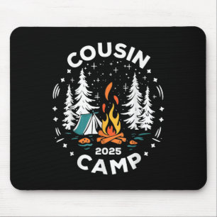 Camping Summer Vacation Crew Cousin Camp 2025 Mouse Pad