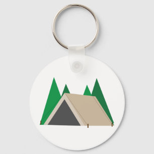 Camping Tent Keychain