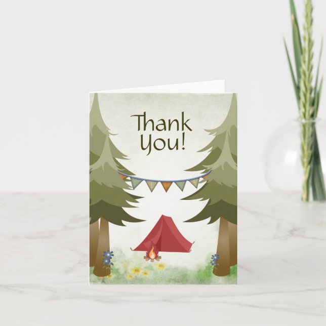 Camping Tente Campfire Trees Bois Merci (Devant)