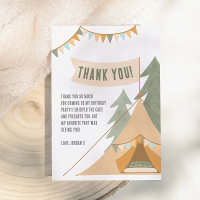Camping Theme Outdoor Adventure Boy Birthday Party