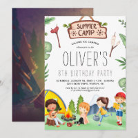 Camping Themed Kids Summer Camp | Birthday Party