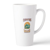 Camping themed tea pot