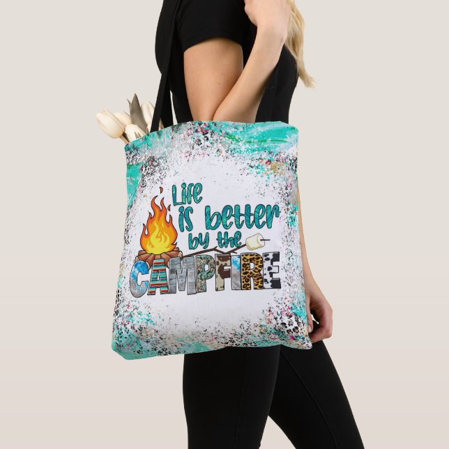 Camping Tote Bag For Women (Close Up)