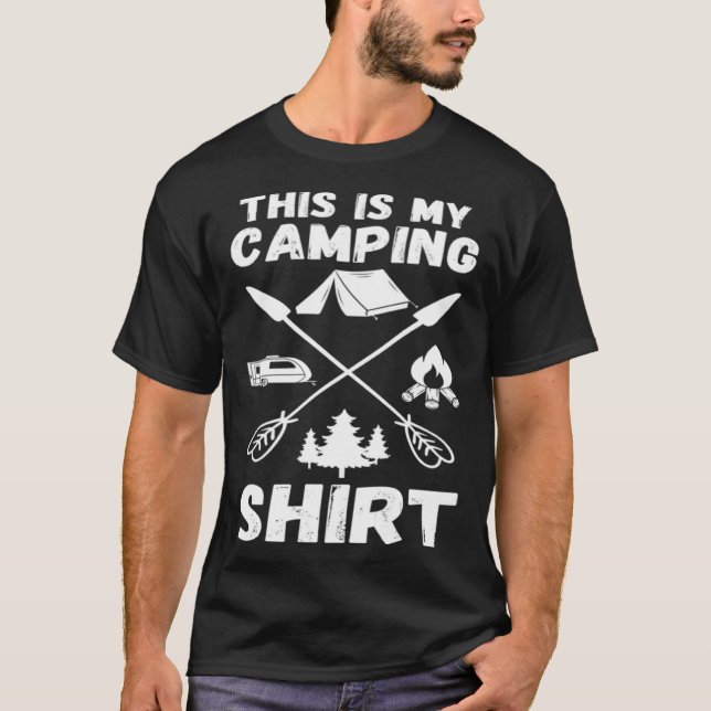 Camping Trailer Dies ist mein Camping   Camper Va T-Shirt (Front)