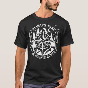 Camping Travel Adventure Hiking Wild Forest T-Shirt