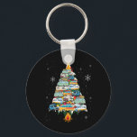 Camping Tree Lover Gift Co. Camper Christmas Tree  Keychain<br><div class="desc">Camping Tree Lover Gift Co. Camper Christmas Tree Vehicles Camping Rving Trailers</div>