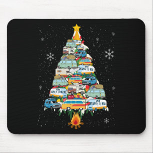 Camping Tree Lover Gift Co. Camper Christmas Tree Mouse Pad