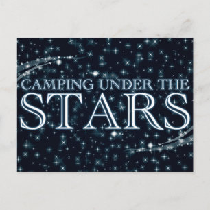 Camping Under the Stars Postcard