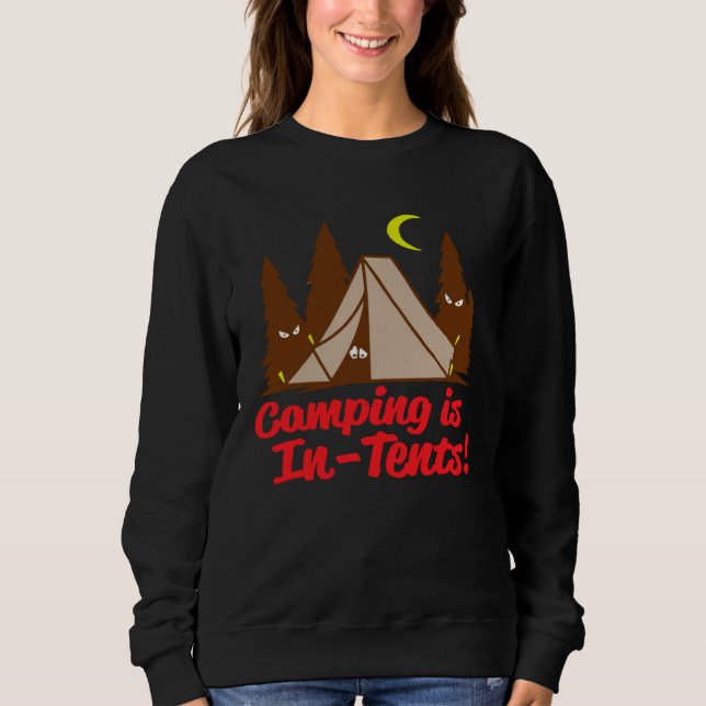 Camping  unique sweatshirt (Front)