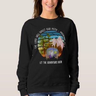 Camping Van Life Christian Family  Sweatshirt