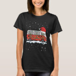 Camping Van Santa Hat Christmas Lights  Camper Xma T-Shirt<br><div class="desc">Camping Van Santa Hat Christmas Lights  Camper Xmas</div>