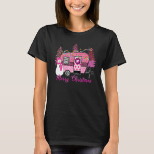 Camping Véhicule Rose Noël Sweat Ugly Christmas Xm