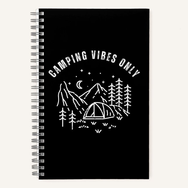 Camping Vibes Only Notebook (Front)