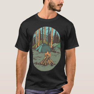 Camping Wald funny T-Shirt