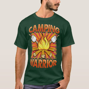 Camping Warrior Camp Fire Camper Outrs T-Shirt
