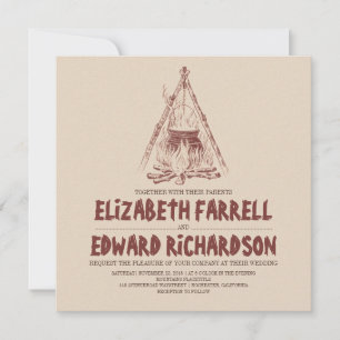Camping Wedding Invitation