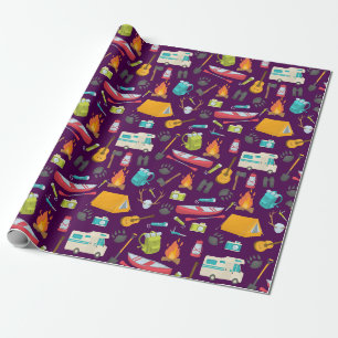 Camping Wrapping Paper