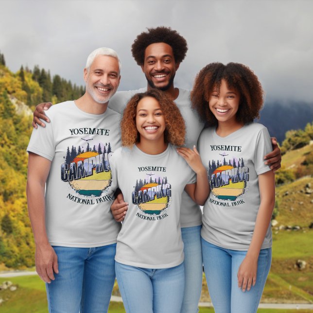 Camping Yosemite National Park family trip T-Shirt (Creator Uploaded)