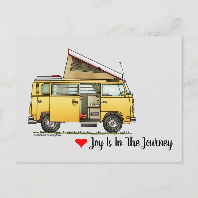 Campmobile Camper Van Postcard (Front)