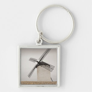 Campo de Criptana, antique La Mancha windmills Keychain