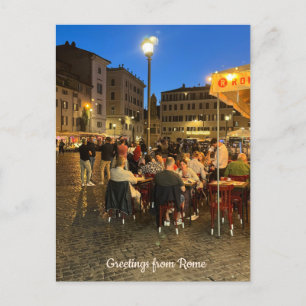Campo di Fiore, Rome, Italy Design  Postcard