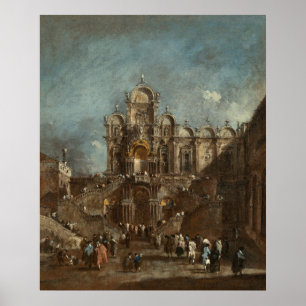 Campo San Zanipolo Venice - Guardi Fine Art Poster