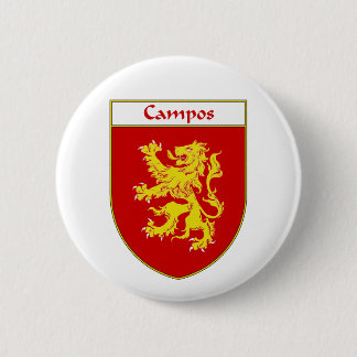Campos Coat of Arms/Family Crest 2 Inch Round Button