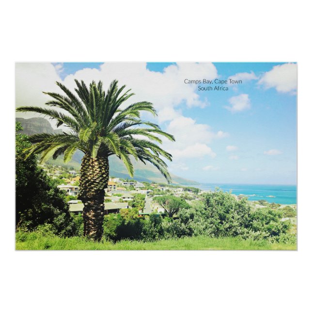 Camps Bay, Cape Town, Poster (Front)