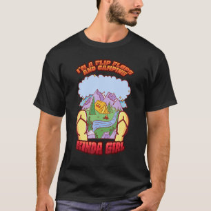 Campsite Camper Camping People Camper Flip Flops   T-Shirt