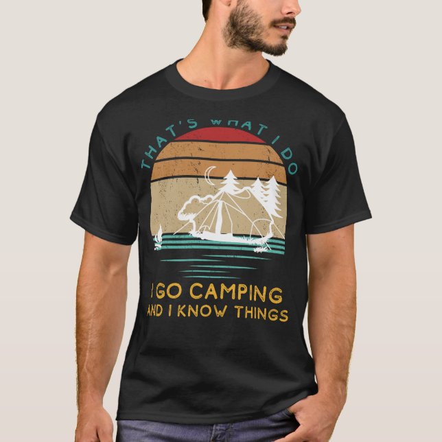 Campsite Sage: Adventures & Wisdom Fun Tee for Out (Front)