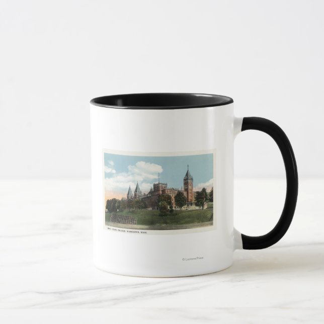 Campus View of Holy Cross College Mug (Right)