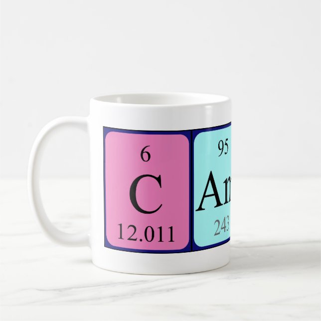 Camren nom de table périodique mug (Gauche)