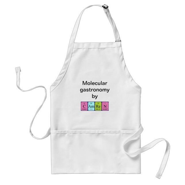 Camren periodic table name apron (Front)