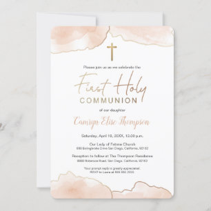Camryn's communion invitation
