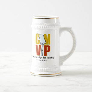 CAMVIP-Colour, Campaign for Vaping in Pubs Beer Stein