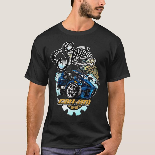Can-Am Spyder Roadsters Retro Logo Classic T-Shirt (Front)