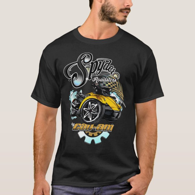 Can-Am Spyder Roadsters Retro Logo   T-Shirt (Front)