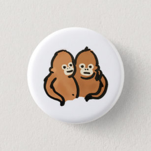 Can badge (friend / Little Buddies) 1 Inch Round Button