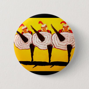 Can Can 2 Inch Round Button