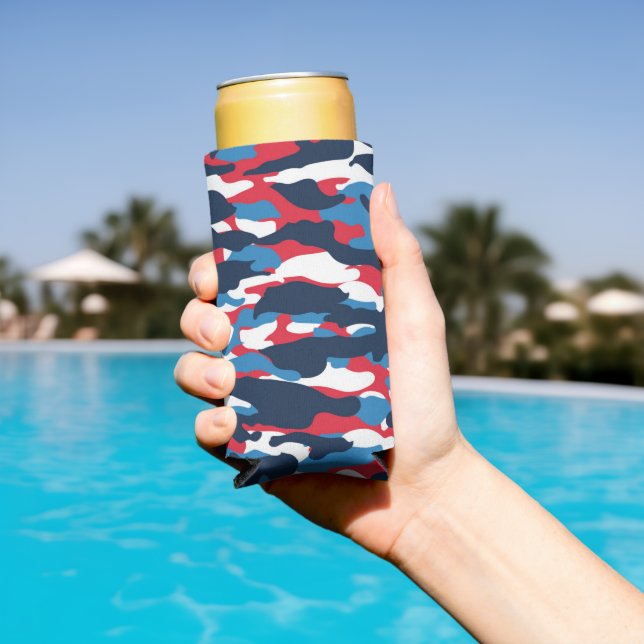 Can Cooler-Camo Print Seltzer Can Cooler (In Situ Pool)