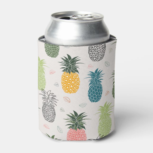 Can Cooler - Pineapples and More Pineapples (Can Front)