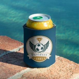 Can Cooler - Soccer - Personalized - Add Name
