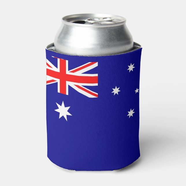 Can Cooler with flag of Australia (Can Front)