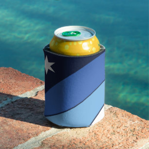 Can Cooler with flag of Columbia, South Carolina