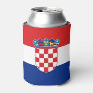 Can Cooler with flag of Croatia
