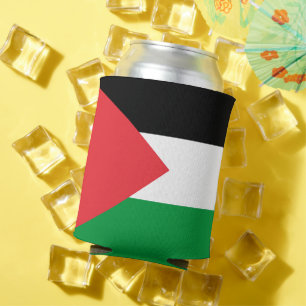 Can Cooler with flag of Palestine