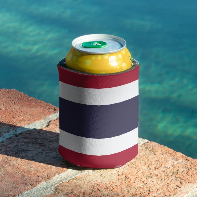 Can Cooler with flag of Thailand (In Situ Pool)